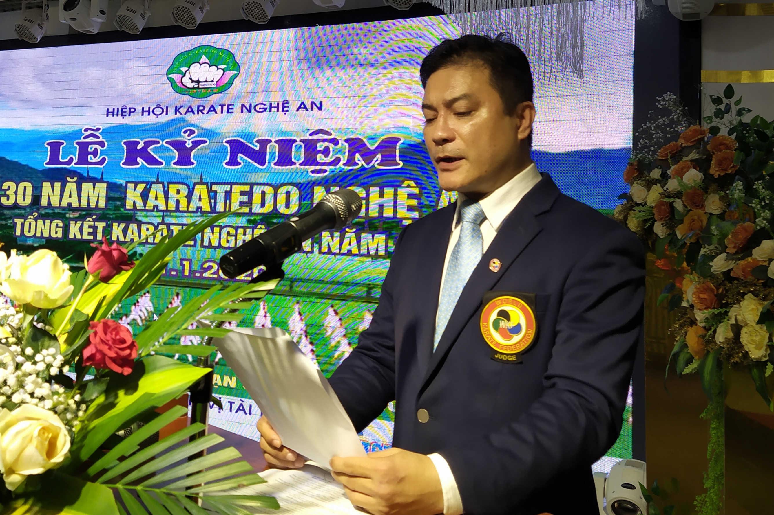 Lễ kỷ niệm 30 năm Karatedo Nghệ An